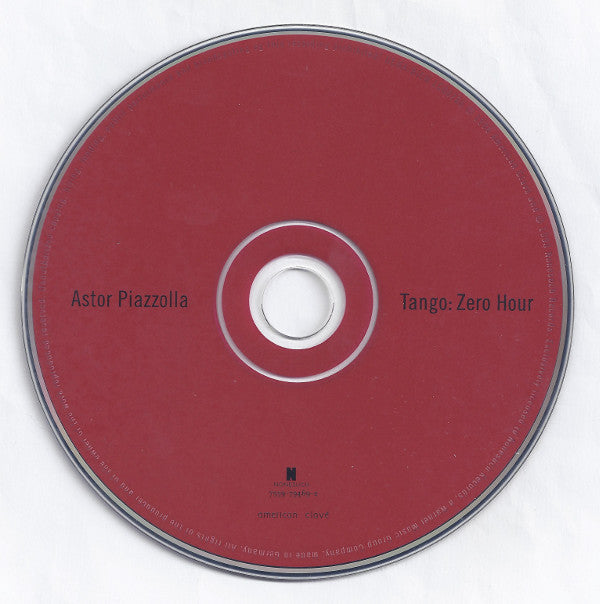 Astor Piazzolla : Tango: Zero Hour (CD, Album, RE, Sli)