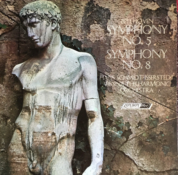 Ludwig van Beethoven / Wiener Philharmoniker, Hans Schmidt-Isserstedt : Symphony No. 5 / Symphony No. 8 (LP)