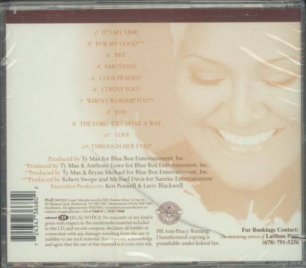 LaShun Pace : It's My Time (CD, Album, Enh)