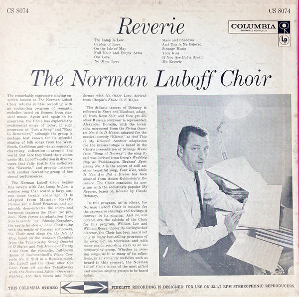 Norman Luboff Choir : Reverie (LP, Album, Ter)