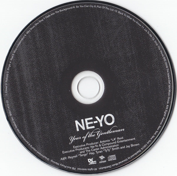 Ne-Yo : Year Of The Gentleman (CD, Album)