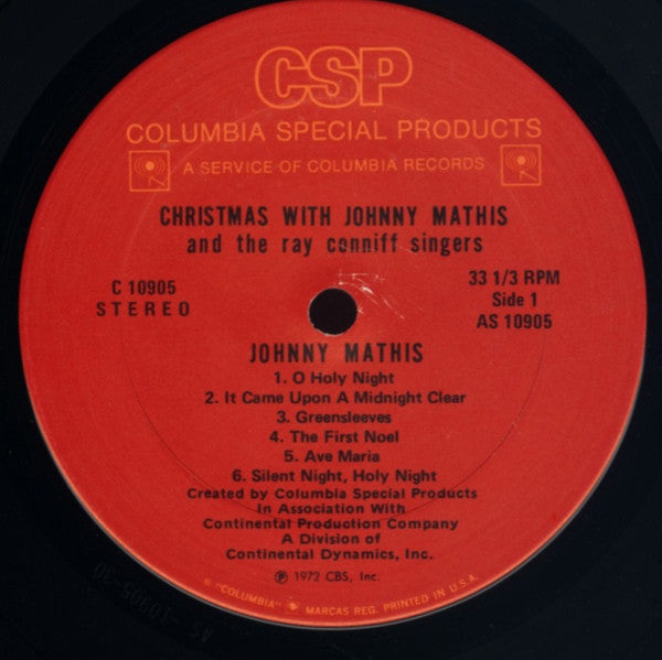 Johnny Mathis -- Ray Conniff And The Singers : Christmas With Johnny Mathis And The Ray Conniff Singers / Christmas With The Ray Conniff Singers And Johnny Mathis (LP, Comp)