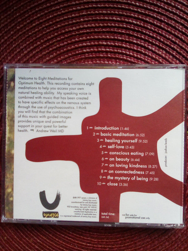 Andrew Weil, The Arcangelos Chamber Ensemble : 8 Meditations For Optimal Health (CD, Album, Promo)