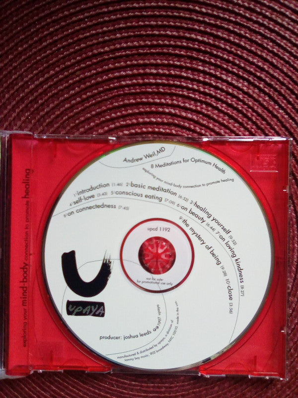 Andrew Weil, The Arcangelos Chamber Ensemble : 8 Meditations For Optimal Health (CD, Album, Promo)