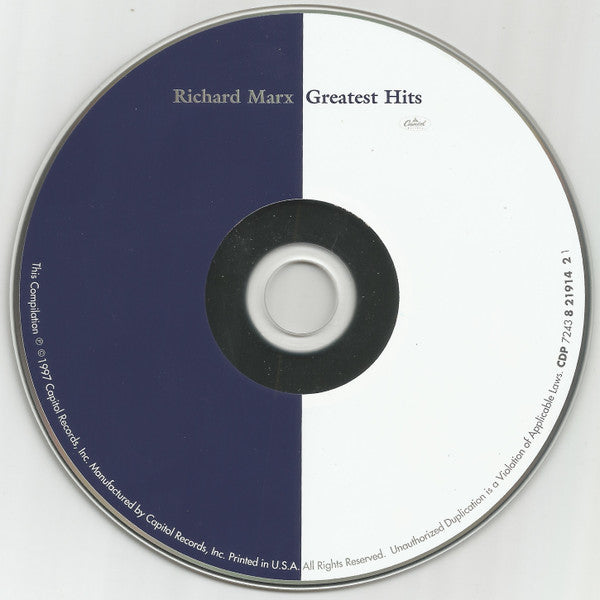 Richard Marx : Greatest Hits (CD, Comp, Club, RP)