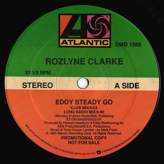 Rozlyne Clarke - Eddy Steady Go (12") (VG+) - Endless Media