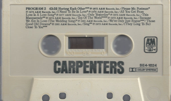 Carpenters : Yesterday Once More (Cass, Comp, Dol)
