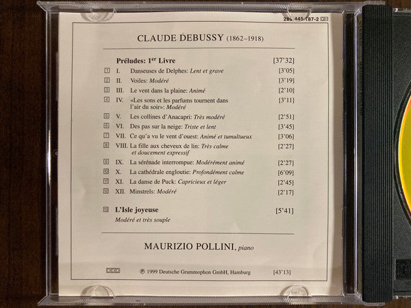 Claude Debussy, Maurizio Pollini : Preludes I · L'Isle Joyeuse (CD, Album)