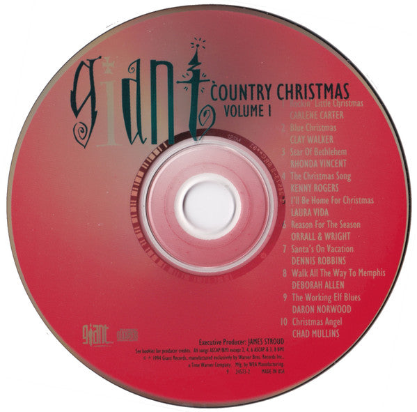 Various : Giant Country Christmas Volume 1 (CD, Album)