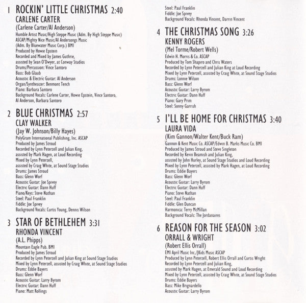 Various : Giant Country Christmas Volume 1 (CD, Album)