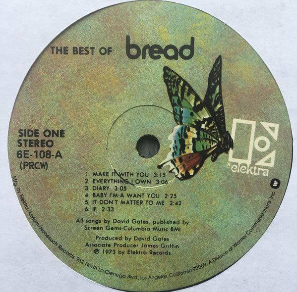 Bread : The Best Of Bread (LP, Comp, RE, PRC)