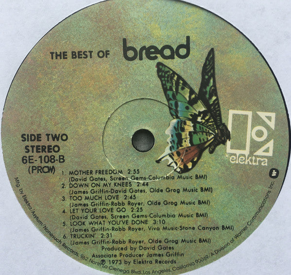 Bread : The Best Of Bread (LP, Comp, RE, PRC)