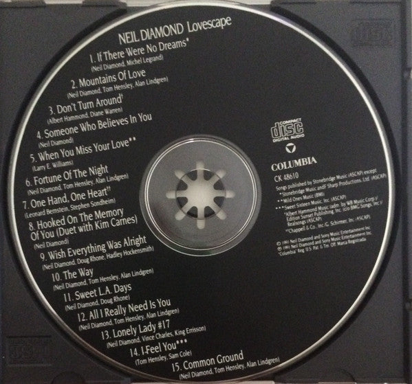 Neil Diamond : Lovescape (CD, Album)