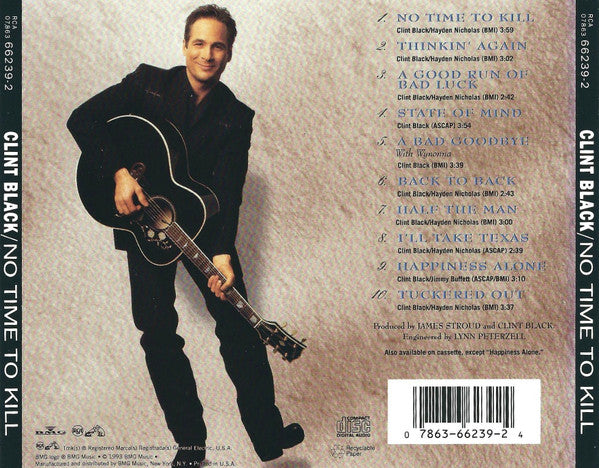 Clint Black : No Time To Kill (CD, Album)