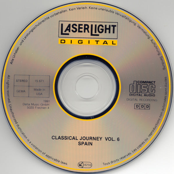 Various : Classical Journey Vol. 6: Spain (CD, Comp)