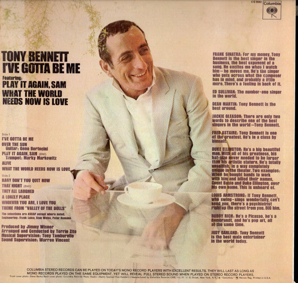 Tony Bennett - I've Gotta Be Me (LP) (G) - Endless Media