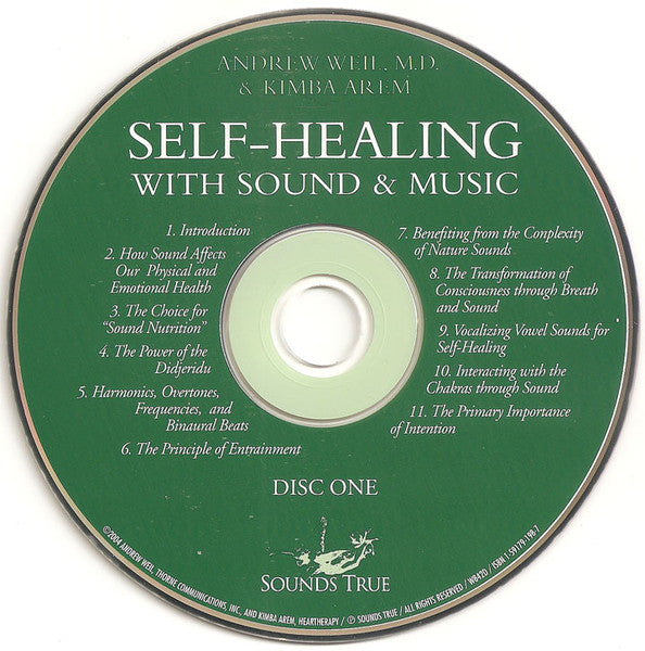 Andrew Weil & Kimba Arem : Self-Healing With Sound & Music (2xCD, Album)