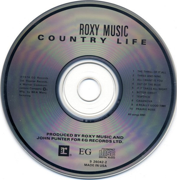 Roxy Music : Country Life (CD, Album, RE, Spe)