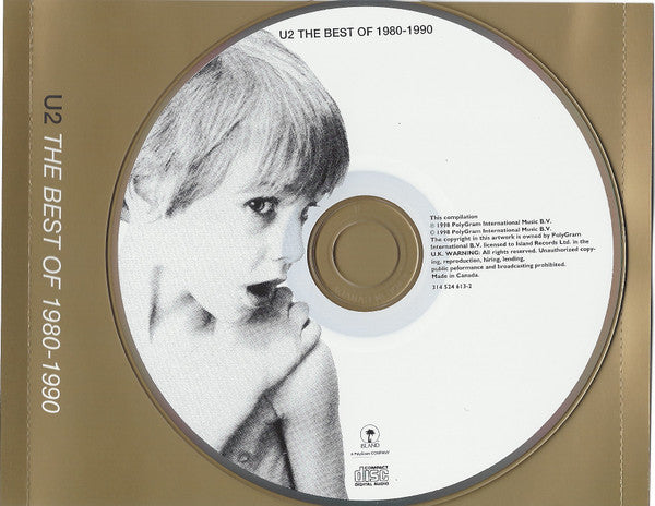U2 : The Best Of 1980-1990 (CD, Comp, RM)