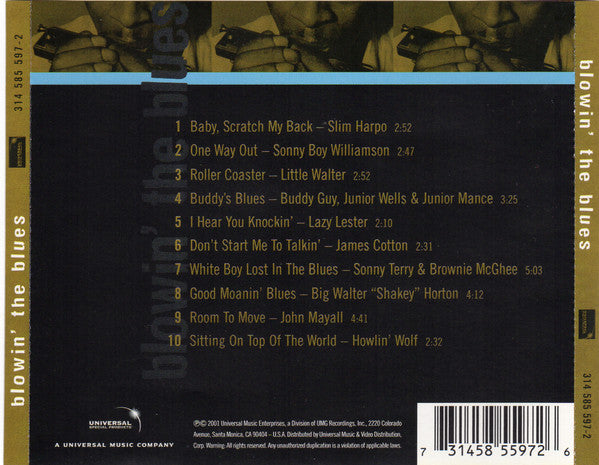 Various : Blowin' The Blues (CD, Comp)