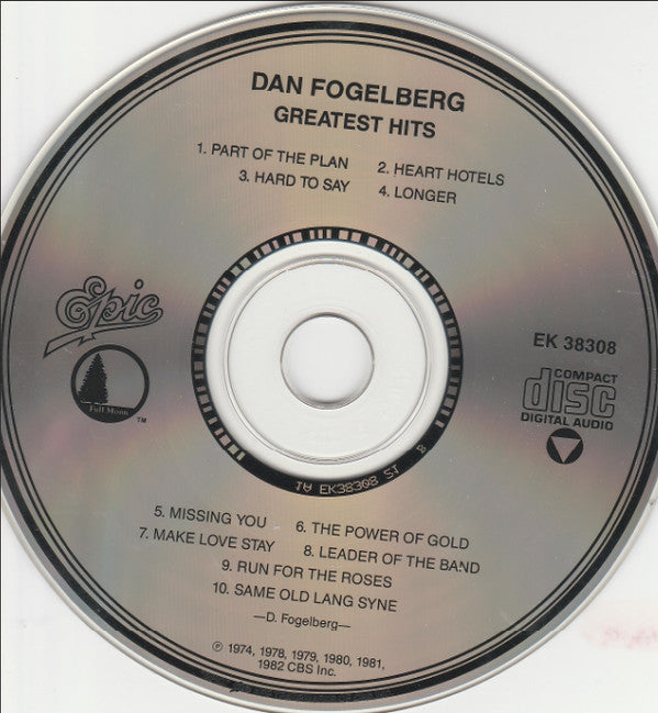 Dan Fogelberg : Greatest Hits (CD, Comp, Club, RE, CRC)