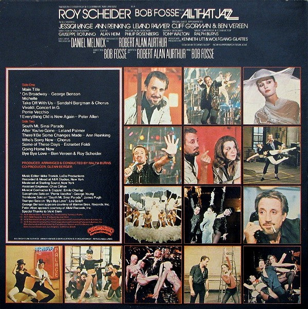 Various : All That Jazz - Music From The Original Motion Picture Soundtrack (LP, Album, Comp, PRC)