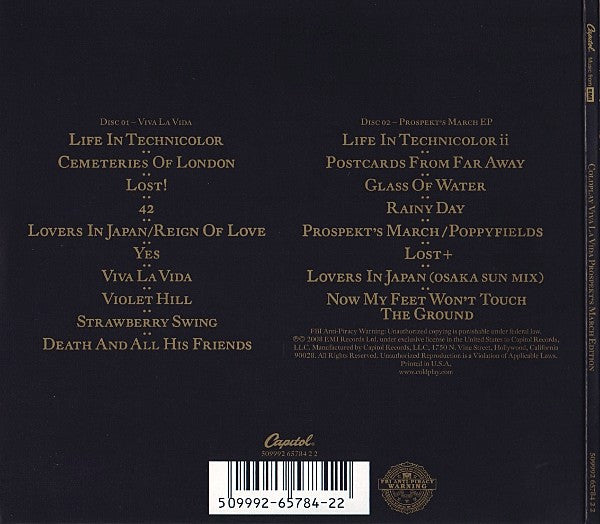 Coldplay : Viva La Vida (Prospekt's March Edition) (CD, Album + CD, EP)