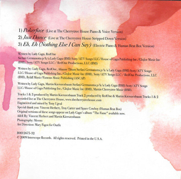 Lady Gaga : The Cherrytree Sessions (CD, EP)