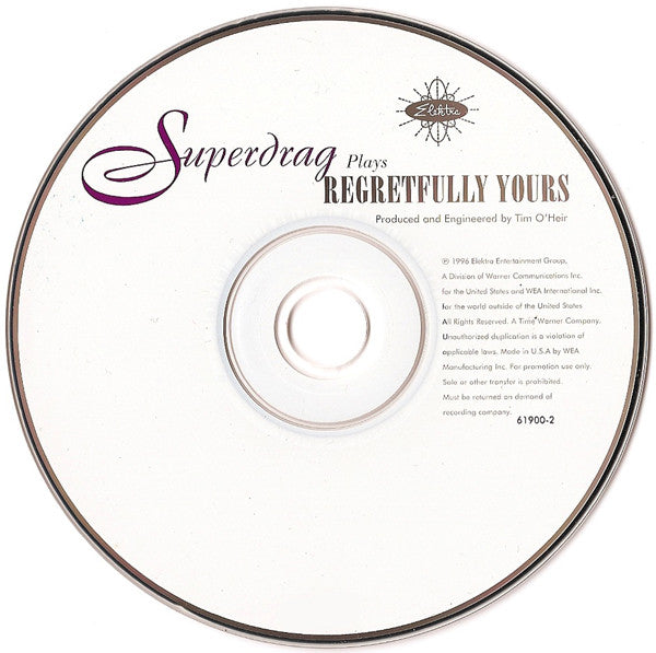 Superdrag : Regretfully Yours (CD, Album,  SR)