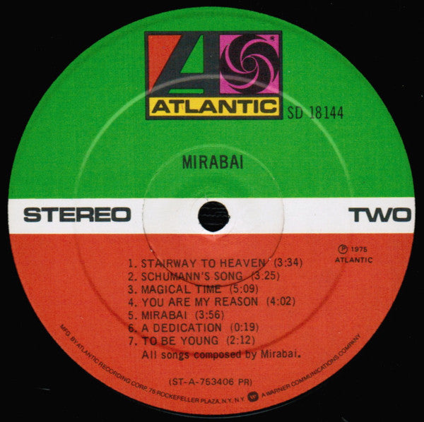 Mirabai (3) : Mirabai (LP, Album, PR )