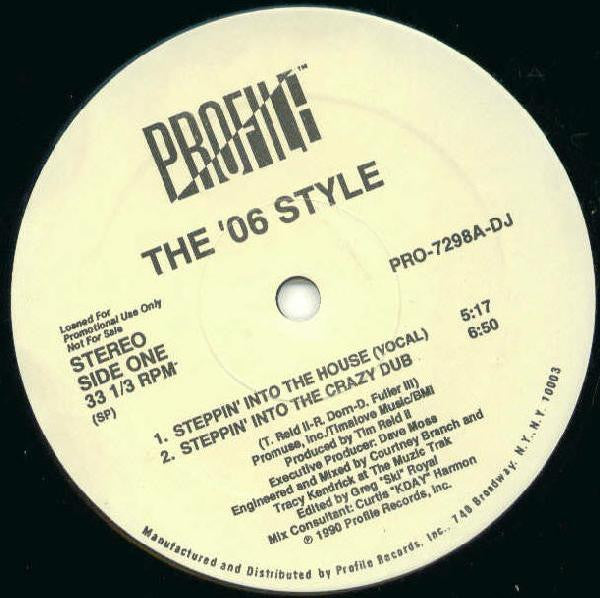 The '06 Style : Steppin' Into The House (12", Promo)