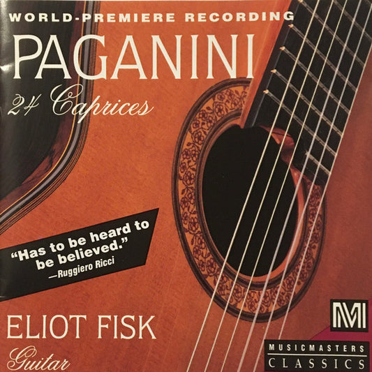 Niccolò Paganini – Eliot Fisk : 24 Caprices (CD, Album, Club, BMG)
