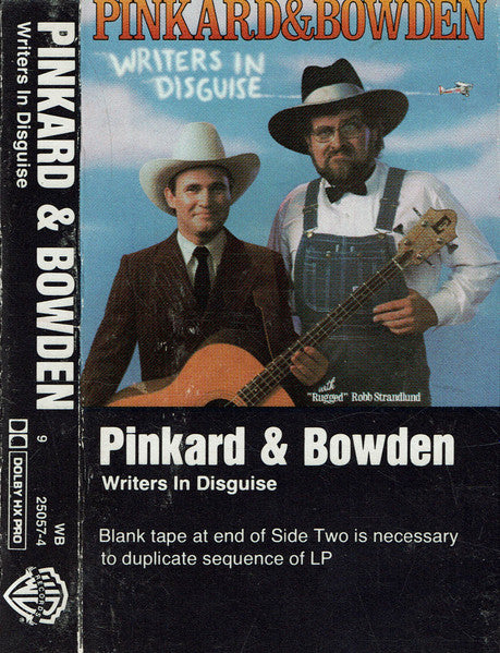 Pinkard & Bowden : Writers In Disguise (Cass, Album)