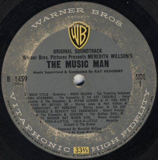 Meredith Willson - The Music Man - Original Soundtrack (LP) (G) - Endless Media