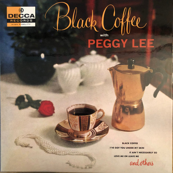 Peggy Lee : Black Coffee With Peggy Lee (LP, Album, Mono, RE, 180)