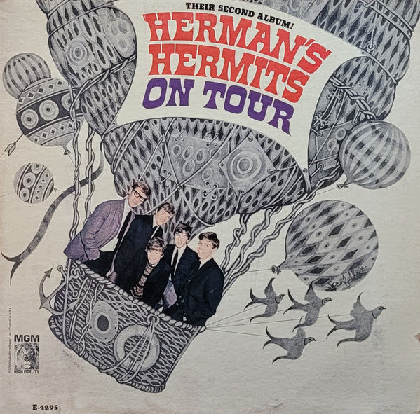 Herman's Hermits : Herman's Hermits On Tour (Their Second Album!) (LP, Album, Mono)