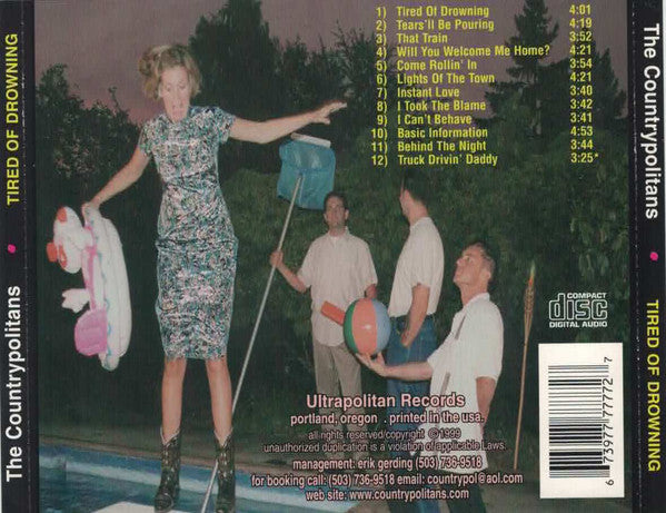 The Countrypolitans : Tired Of Drowning (CD, Album)