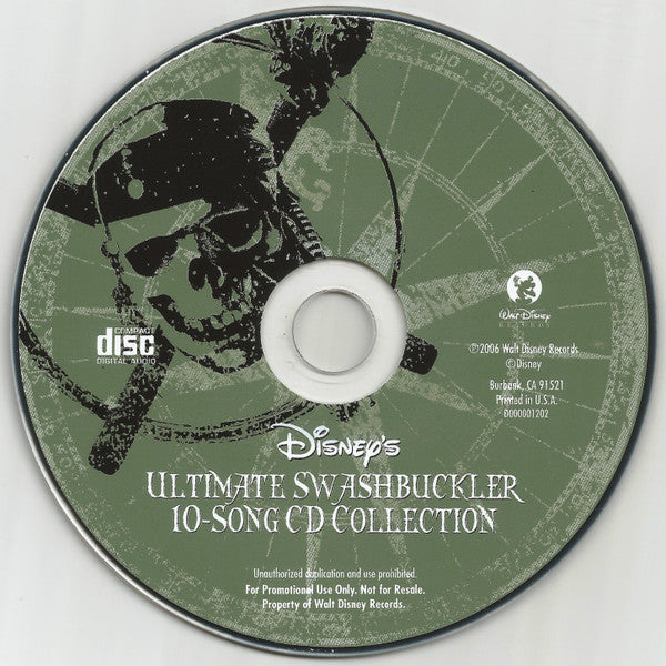 Various : Disney's Ultimate Swashbuckler 10-Song CD Collection (CD, Comp, Mono, Ltd, Promo, CMR)