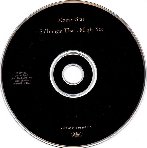 Mazzy Star : So Tonight That I Might See (CD, Album, Club)
