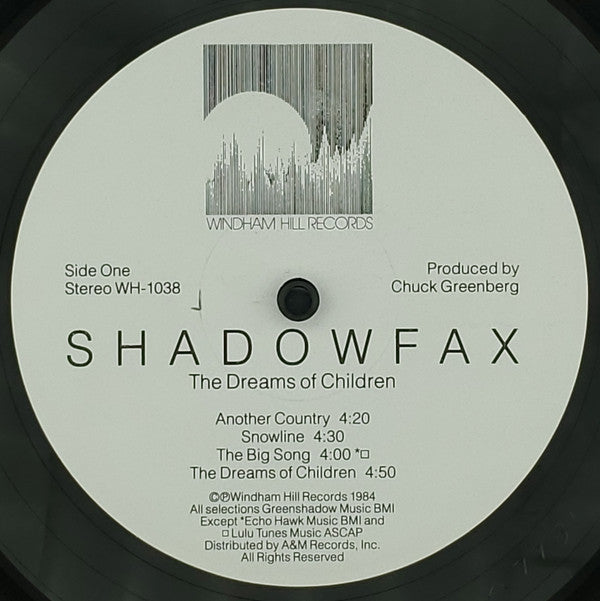 Shadowfax - The Dreams Of Children (LP) (VG+) - Endless Media