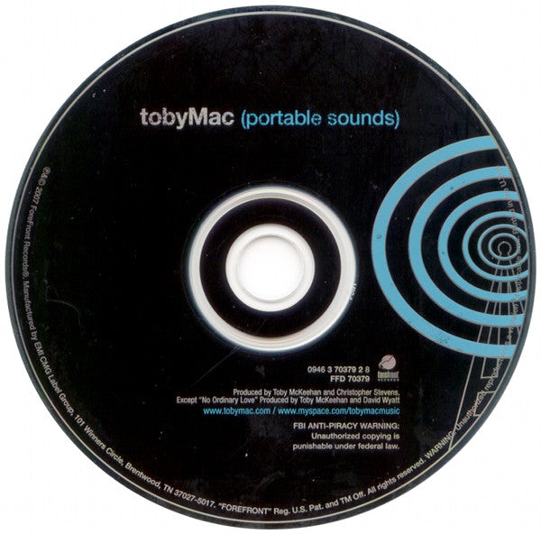 tobyMac : (Portable Sounds) (CD, Album)