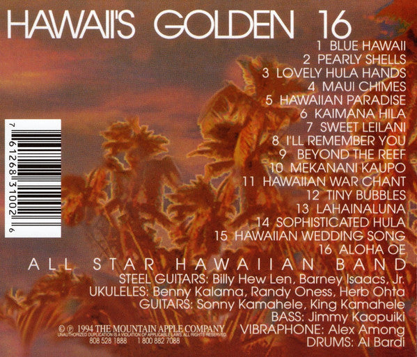 Billy Hew Len And Barney Isaacs : Steel Guitar Magic (Hawaiian Style) (CD)