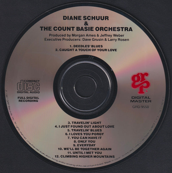Diane Schuur & Count Basie Orchestra : Diane Schuur And The Count Basie Orchestra (CD, Album)