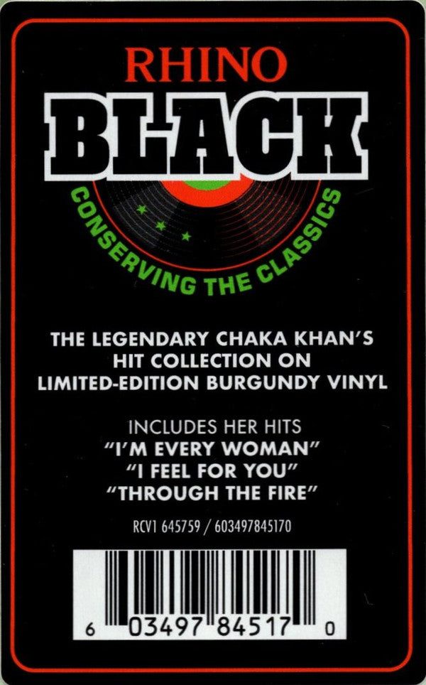 Chaka Khan : Epiphany: The Best Of Chaka Khan (LP, Comp, Ltd, RE, Bur)