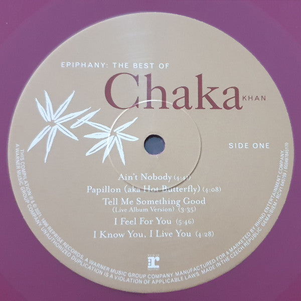 Chaka Khan : Epiphany: The Best Of Chaka Khan (LP, Comp, Ltd, RE, Bur)