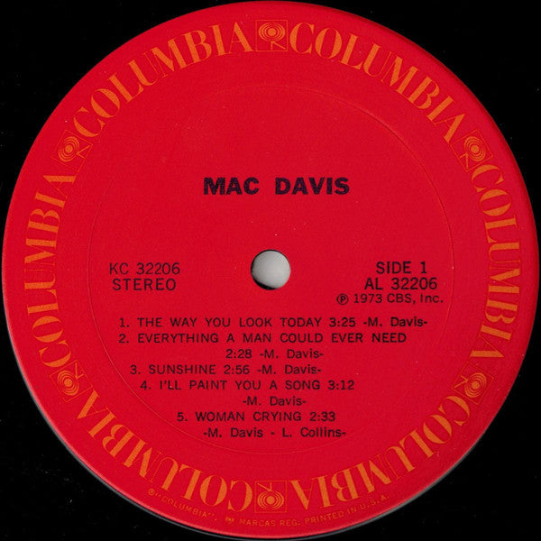 Mac Davis - Mac Davis (LP) (VG+) - Endless Media