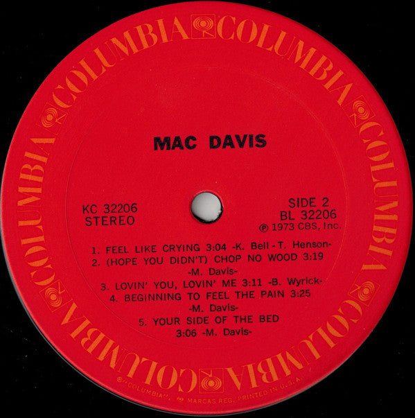 Mac Davis - Mac Davis (LP) (VG+) - Endless Media