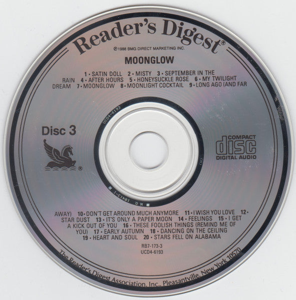 Various : Moonglow - Romantic Piano & Orchestra (4xCD, Comp, RM)
