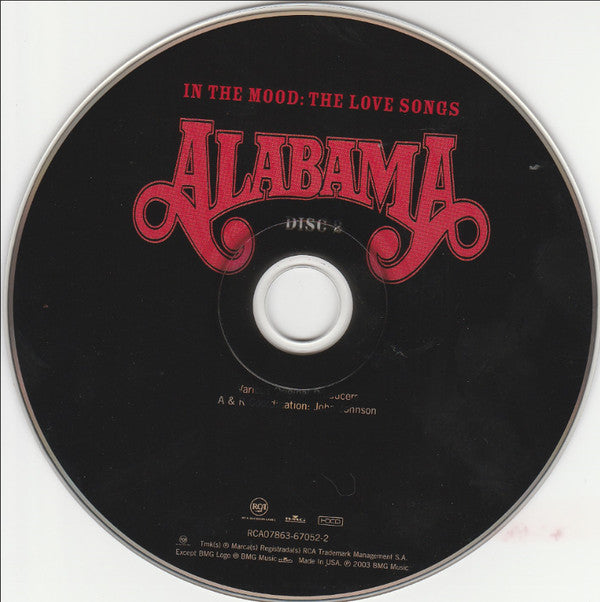 Alabama : In The Mood: The Love Songs (2xCD, Comp, Enh)