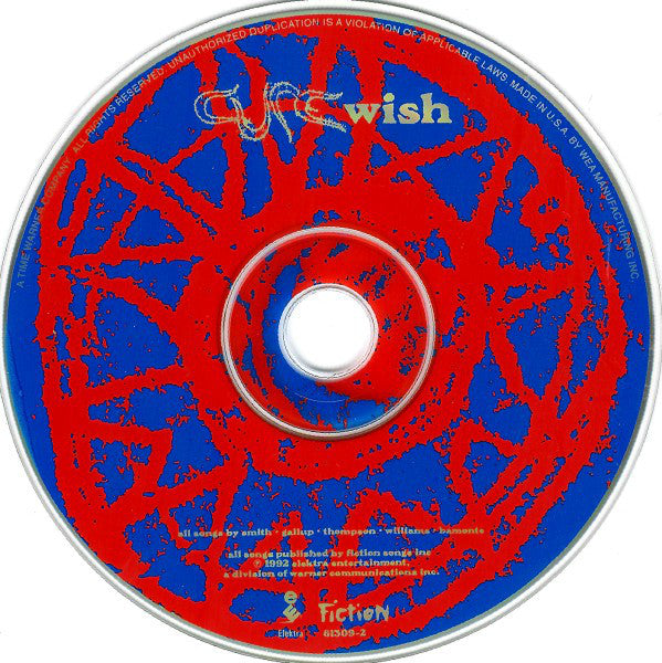 The Cure : Wish (CD, Album)